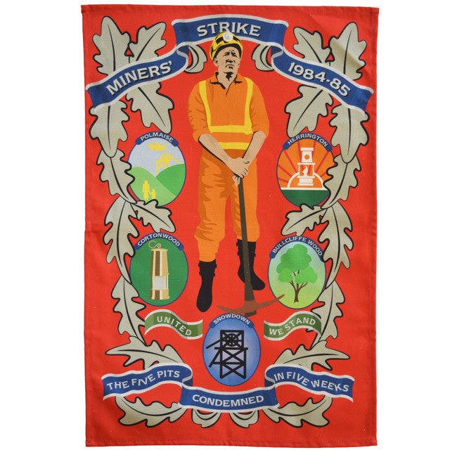 1984 Miners' Strike tea towel - 529-tea-towel-1984-miners-strike__04672